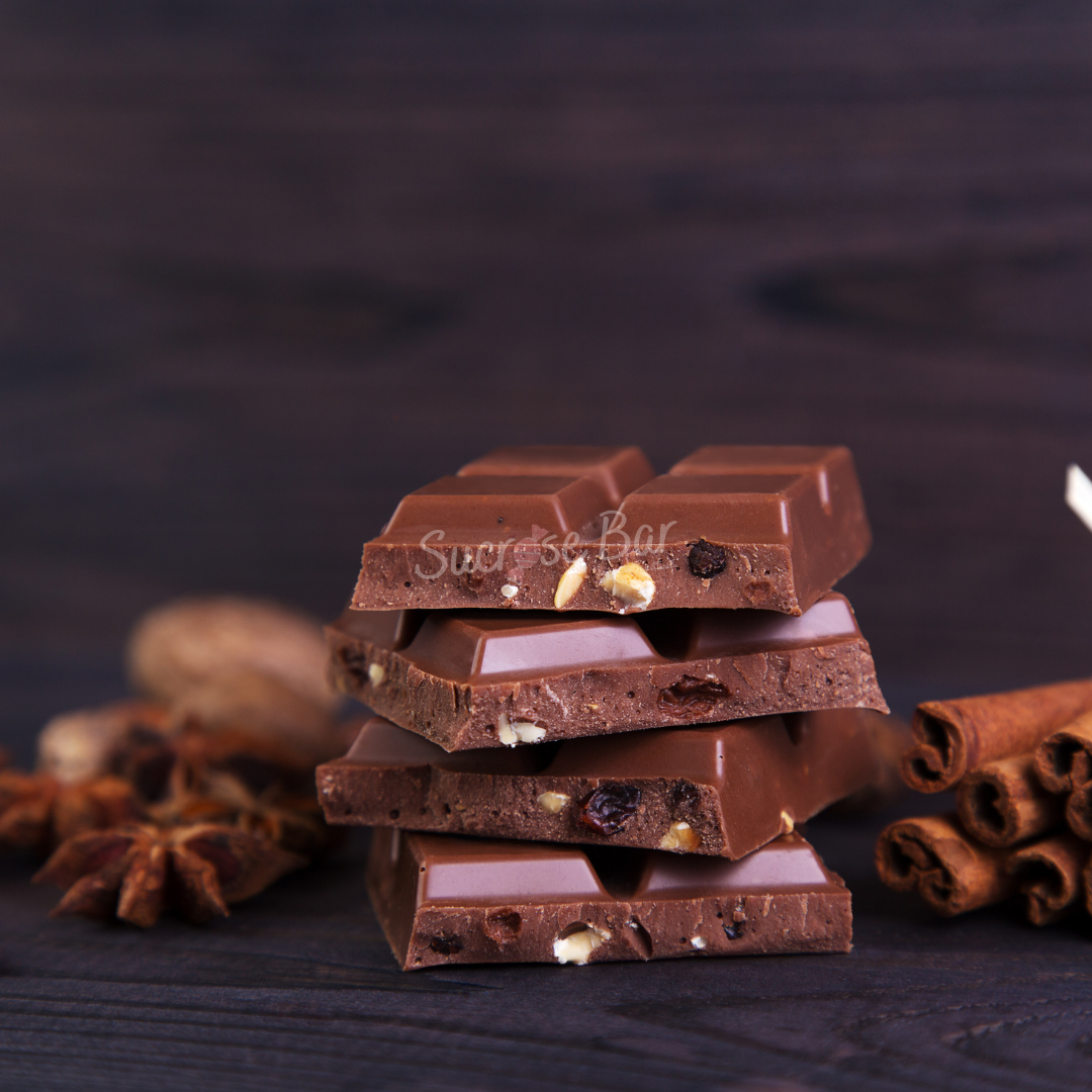 raisins and nuts chocolate bar